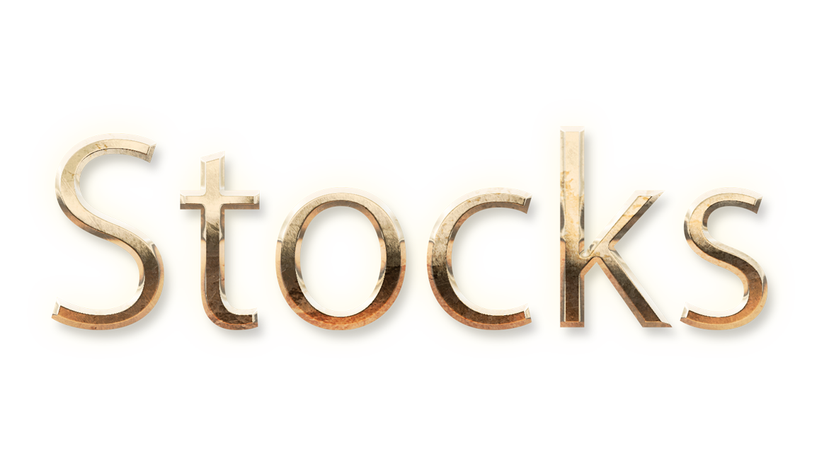 WORD STOCKS gold text typography PNG images free